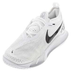 Nike Men's React Vapor NXT Tennis Shoes White and Black