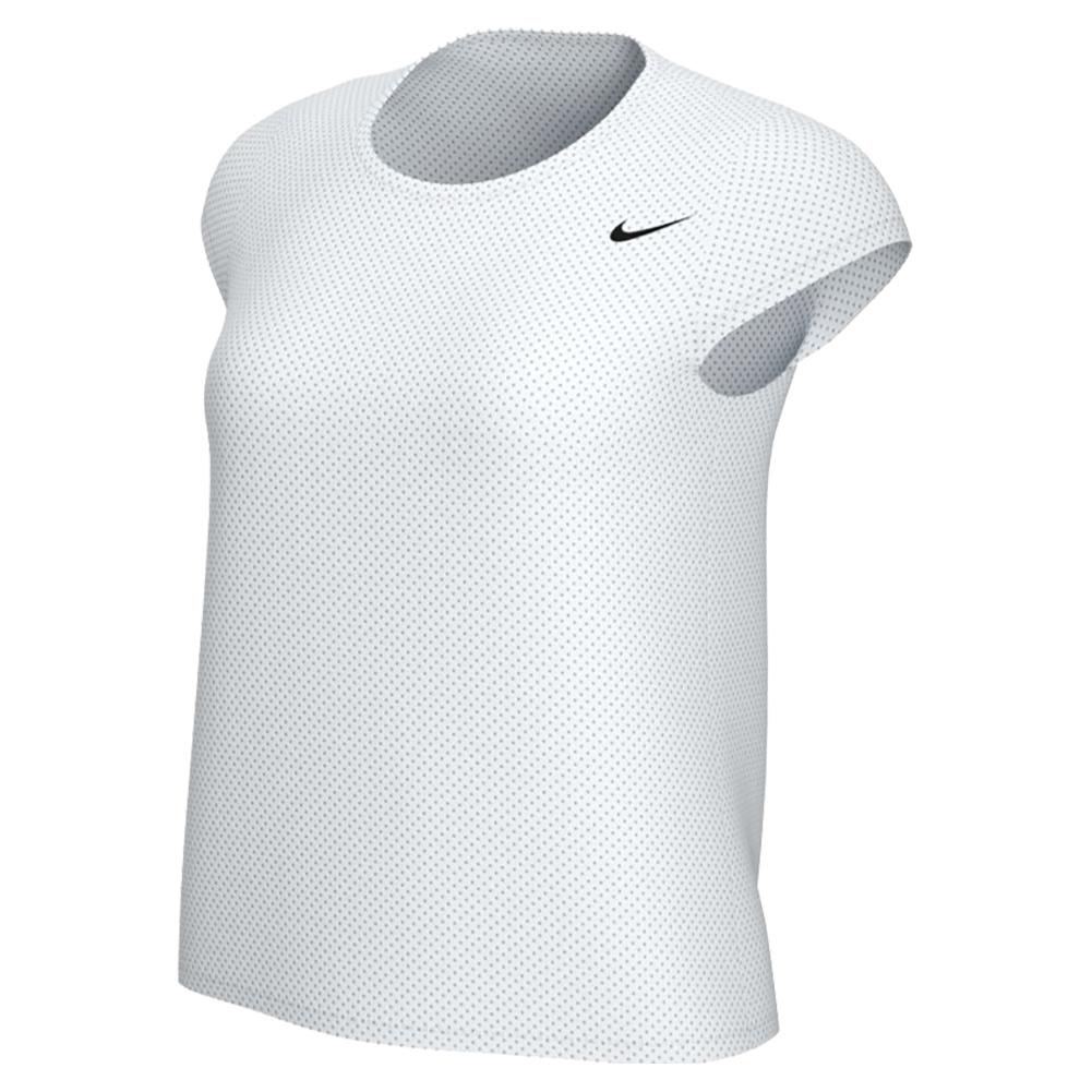 Nike Women's Court Dri-FIT Victory Short Sleeve Tennis Top Plus Size