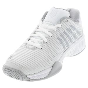 Women`s Hypercourt Express 2 Tennis Shoes Barely Blue and White