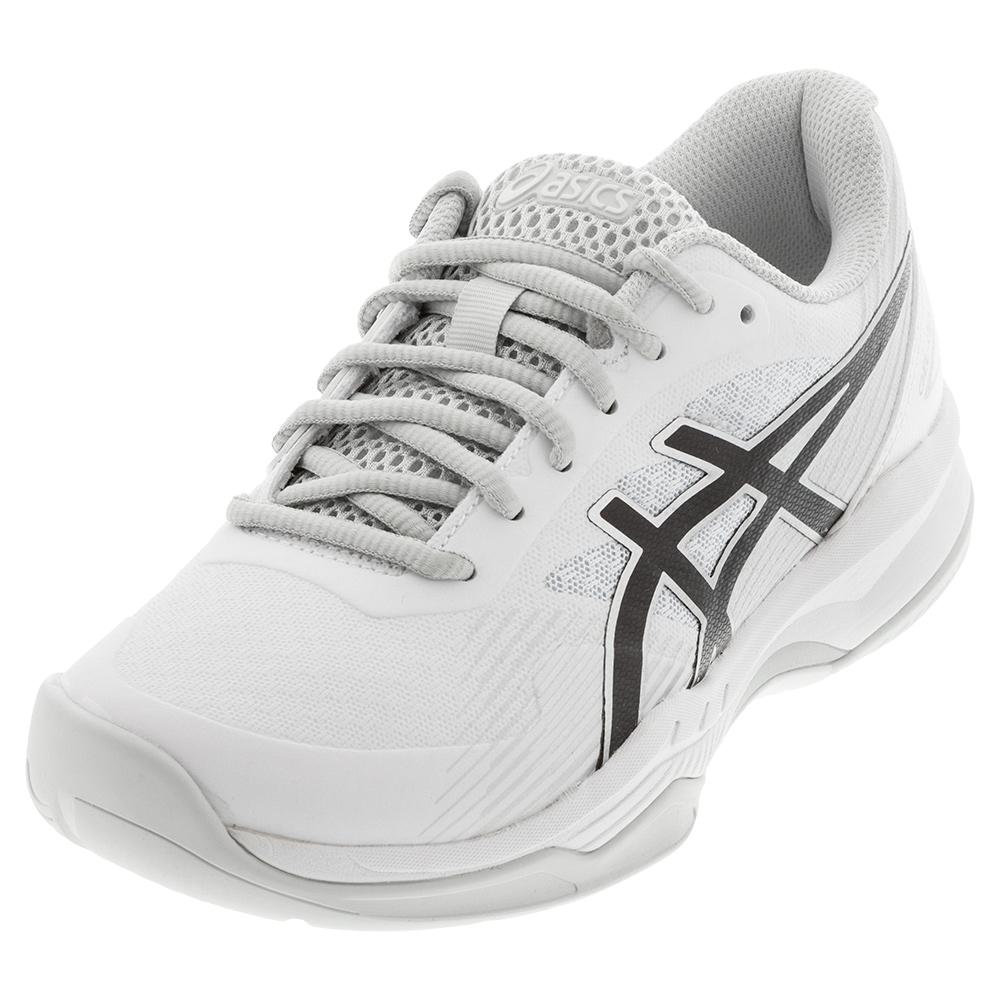 ASICS Women`s Tennis Shoes | GEL-Game 8 White & Black | Tennis Express