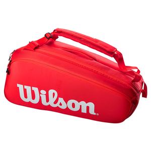 Super Tour 9 Pack Tennis Bag Red