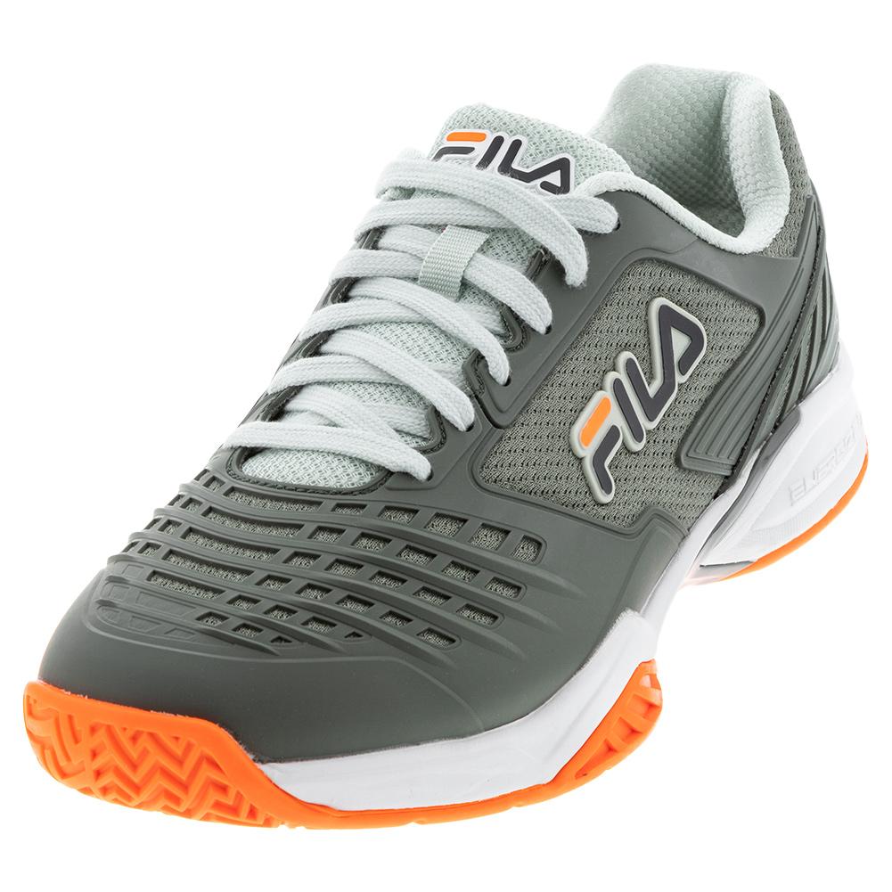 FILA Men`s Axilus 2 Energized Tennis Shoes Agave Green and White | Tennis  Express