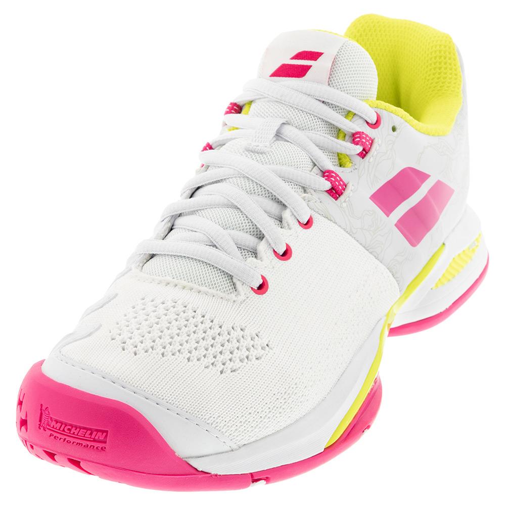 Women`s Propulse Blast All Court Tennis Shoes White & Red Rose | Tennis  Express