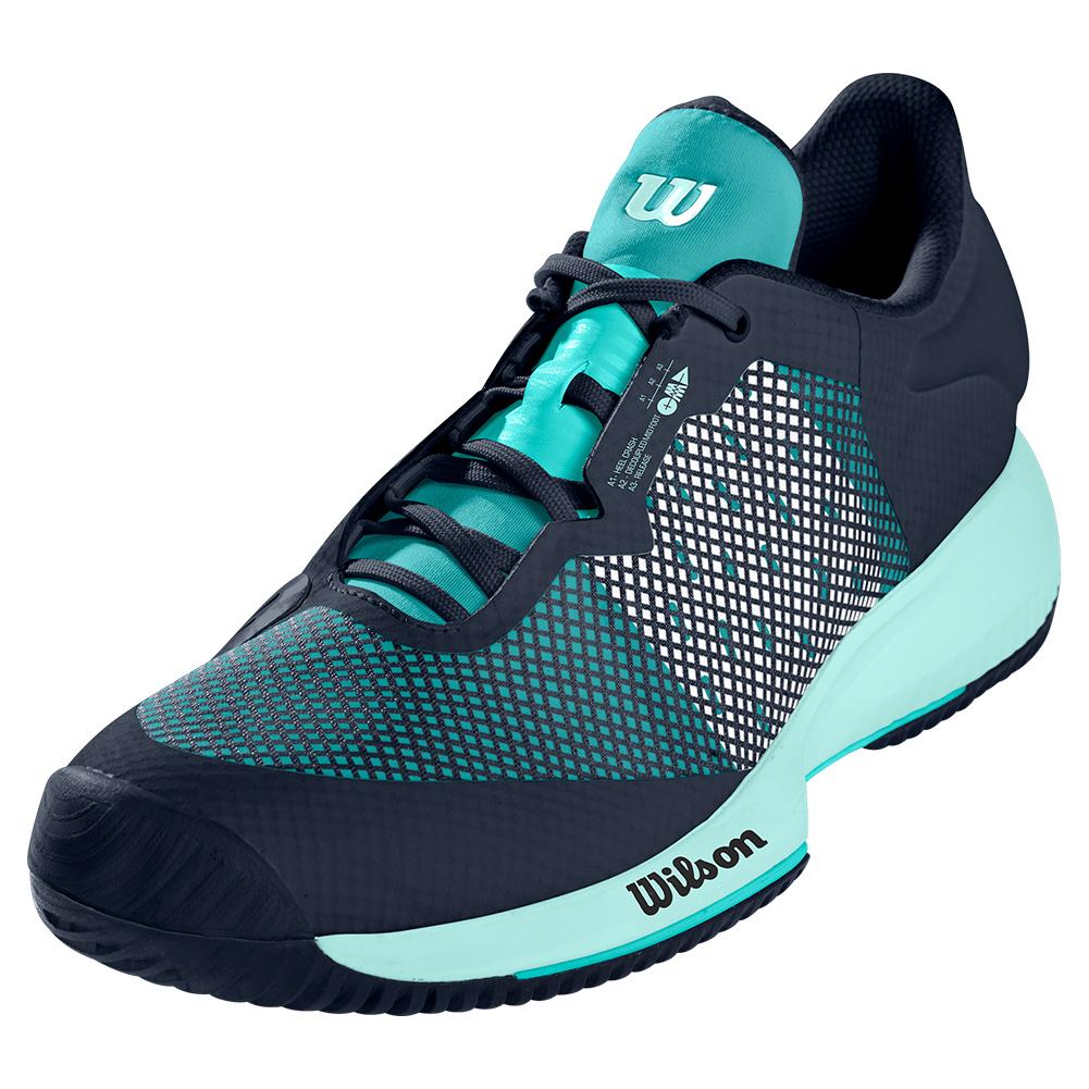 Wilson Women`s Kaos Swift Tennis Shoes Outer Space and Aruba Blue | Tennis  Express