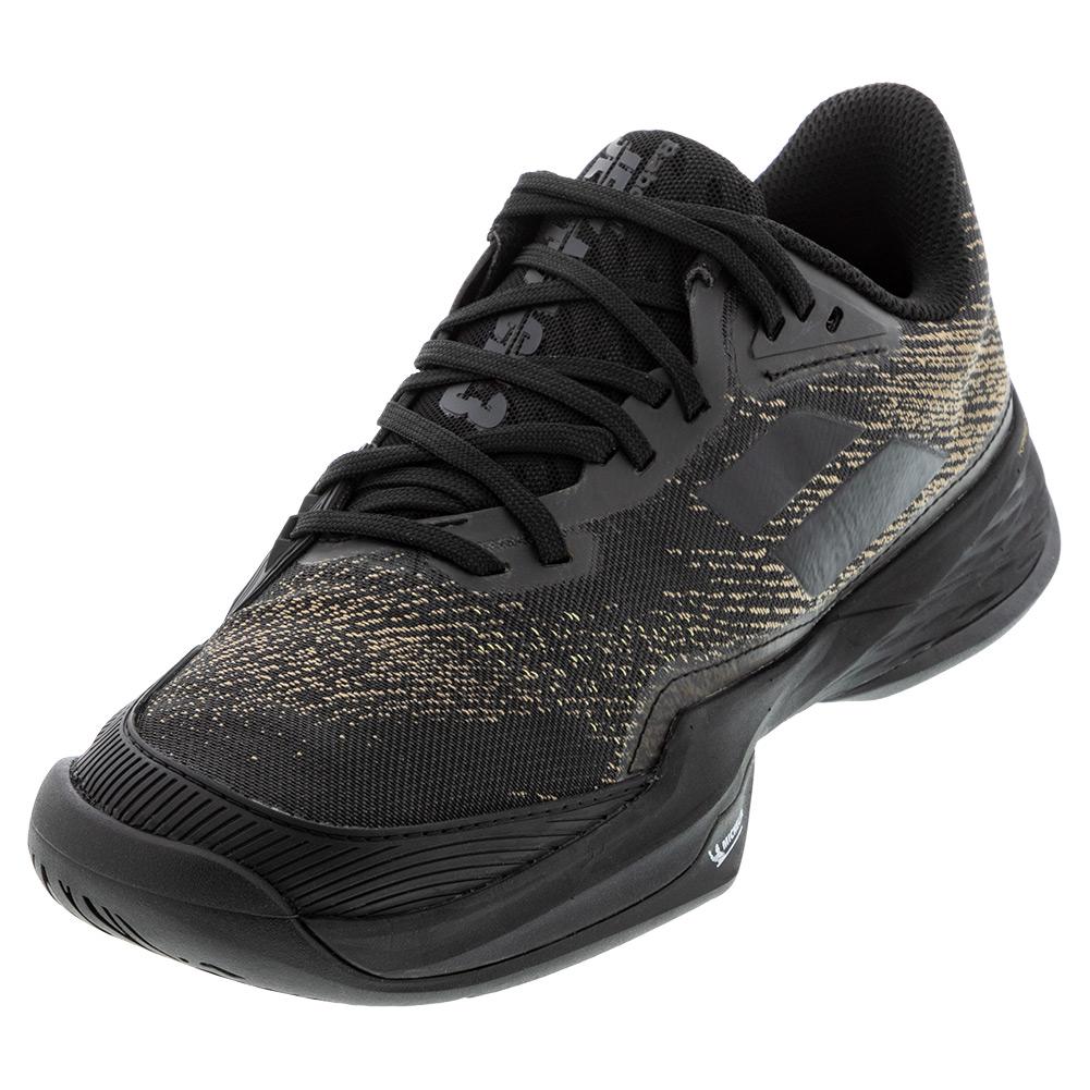 Babolat Men`s Jet Mach 3 All Court Tennis Shoes in Black & Gold | Tennis  Express