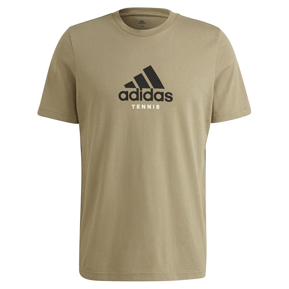 Adidas Men`s NYC Fence Graphic Tennis T-Shirt Orbit Green
