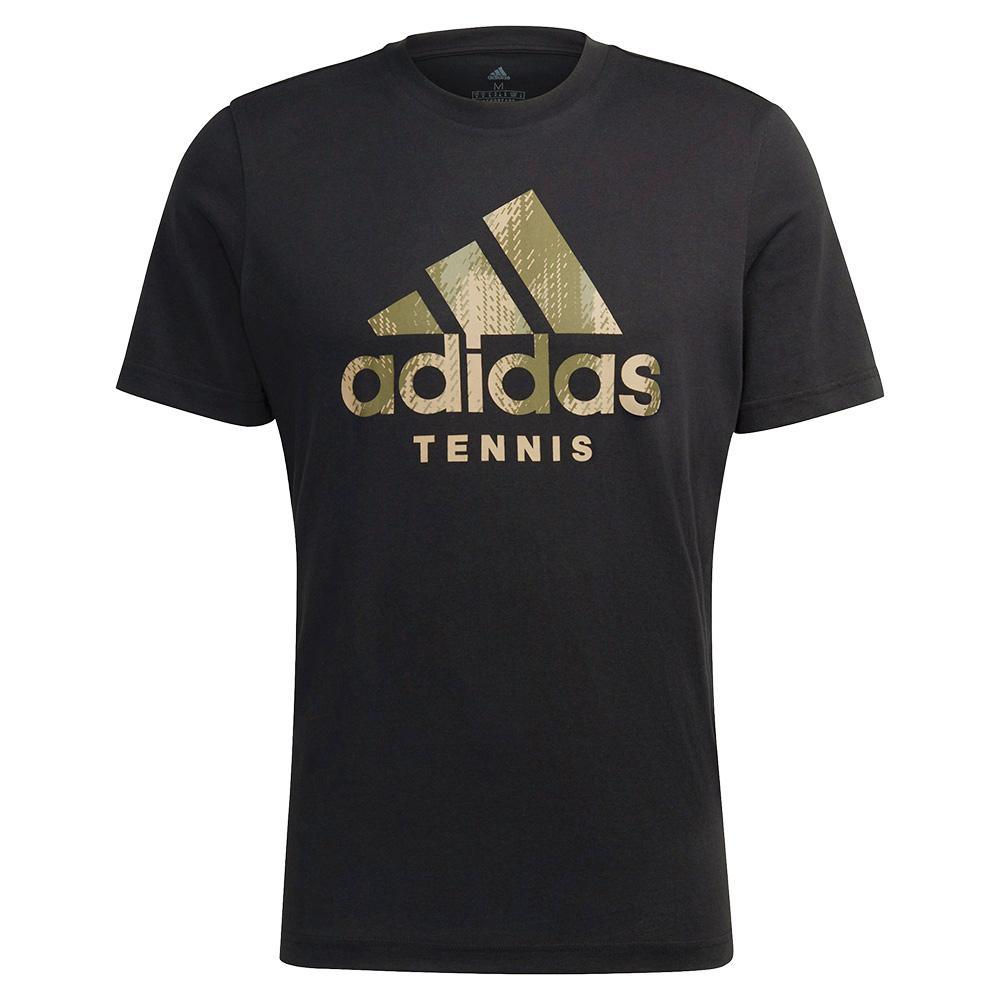 Adidas Men`s Category Camo Tennis T-Shirt Black