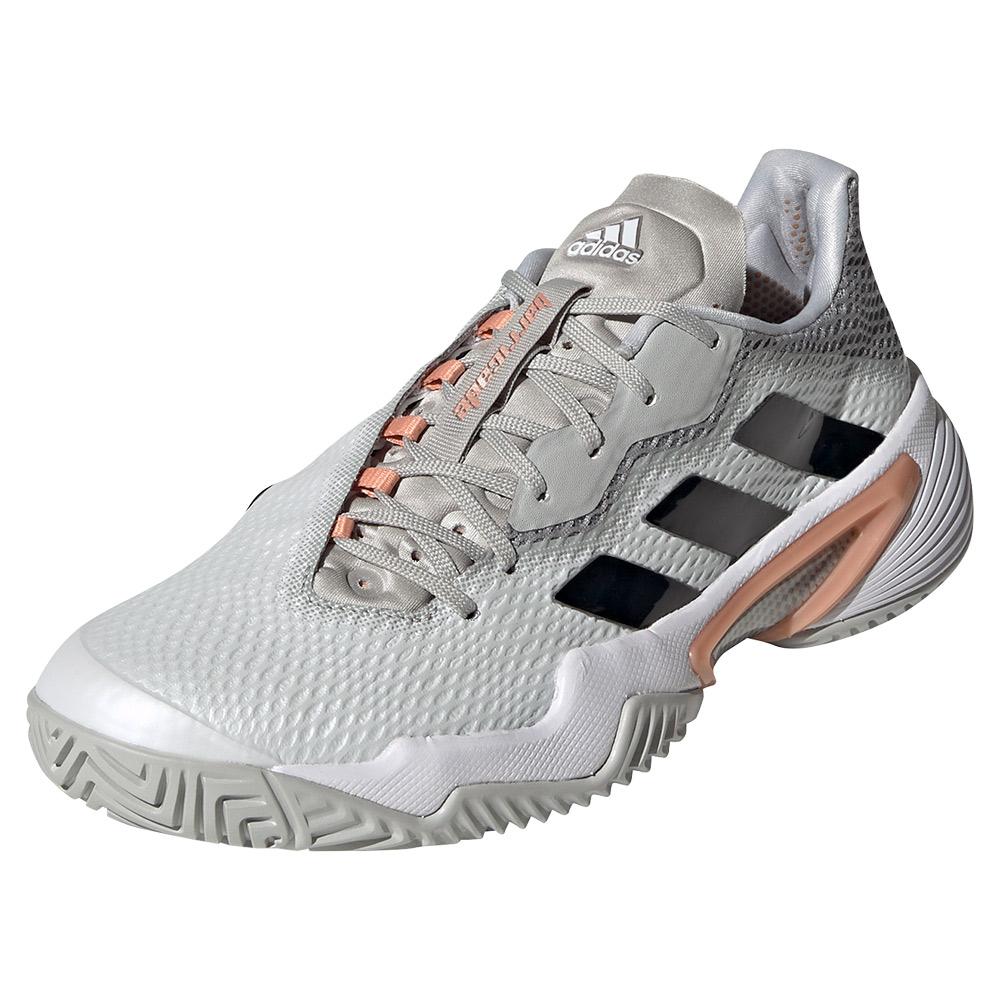 adidas Women`s Barricade Tennis Shoes Grey Two and Core Black | Tennis  Express