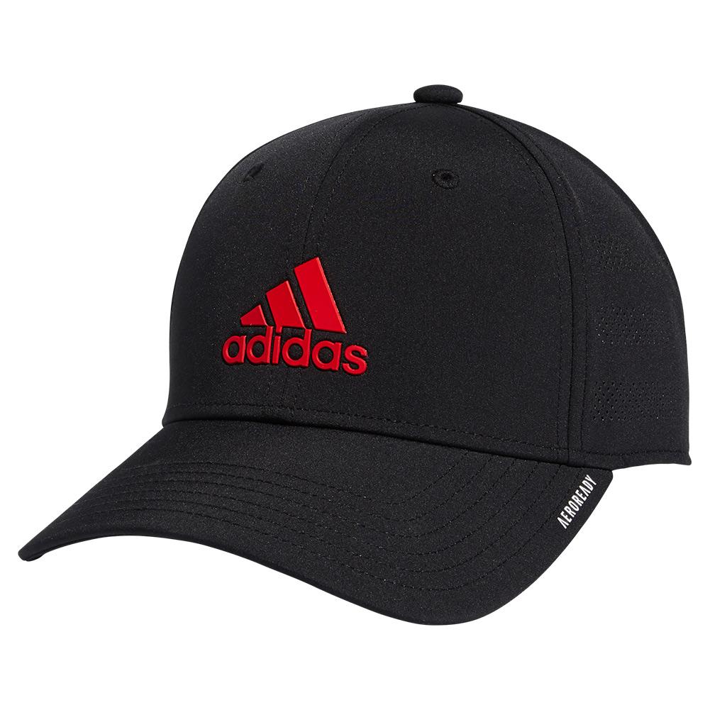 adidas Youth Gameday Snapback Cap Black and Red