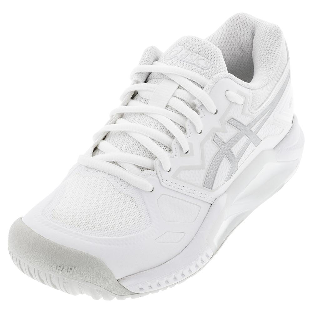 Asics Women`s GEL-Challenger 13 Tennis Shoes White and Pure Silver | Tennis  Express