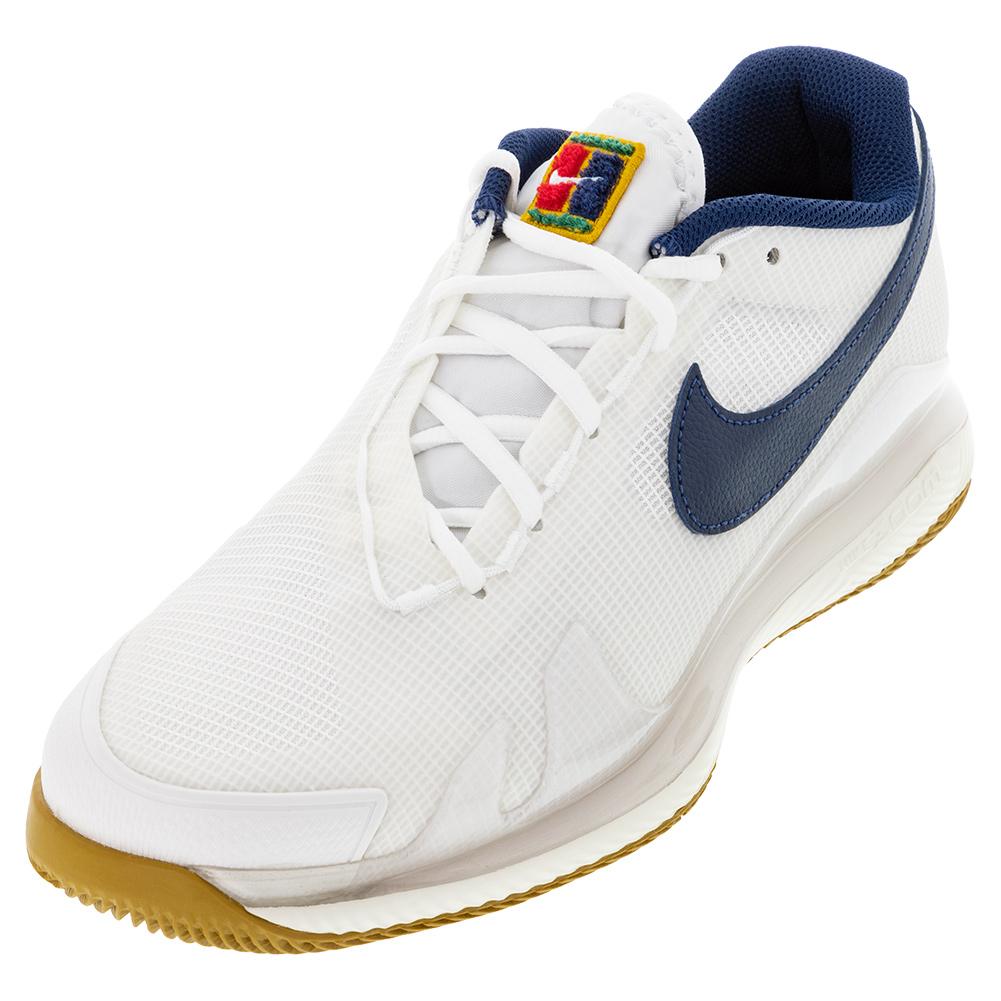 Nike Men`s Air Zoom Vapor Pro Hard Court Tennis Shoes Summit White and  Binary Blue