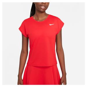 Nike Women's Court Dri-FIT Victory Short Sleeve Tennis Top Plus Size |  Tennis Express