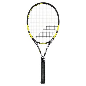 Evoke 102 Prestrung Tennis Racquet Black and Yellow