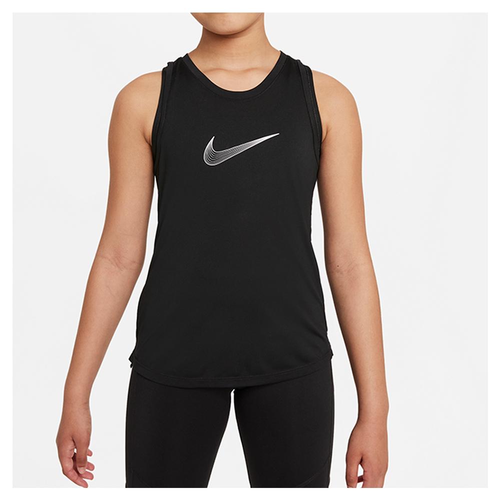 Nike Girls` Dri-FIT One Training Tank (Extended Size)