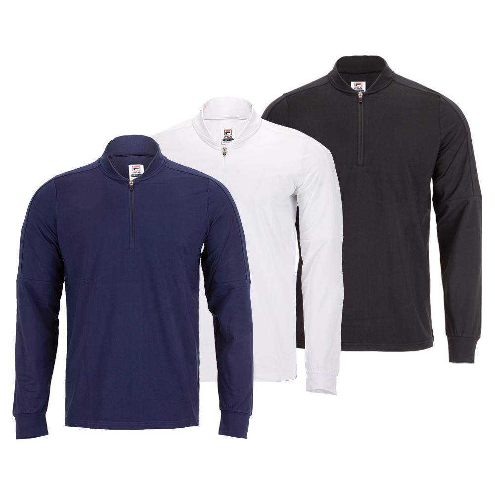 FILA Men`s Essentials 1/4 Zip Tennis Pullover