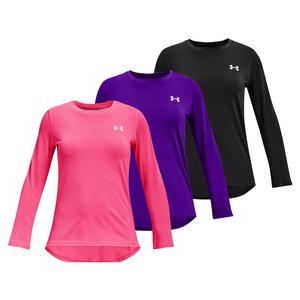 Girls` UA HeatGear Armour Long Sleeve