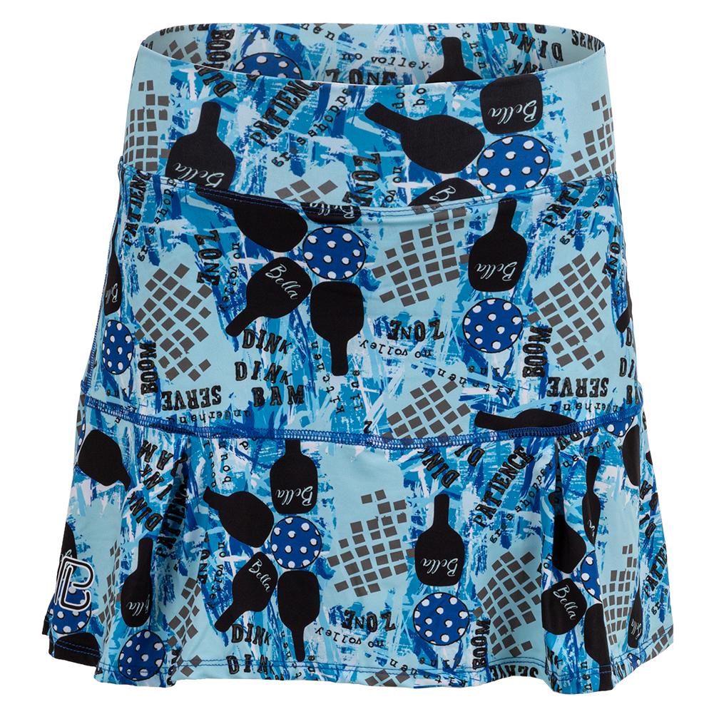 Pickleball Bella Women`s Kick-Pleat Pickleball Skort Graffiti 2