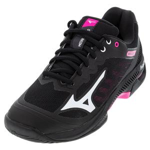 Women`s Wave Exceed SL 2 AC Tennis Shoes Black and White