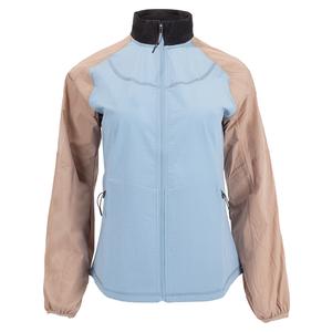 Women`s Wild Card Tennis Jacket Dusk Blue and Stucco