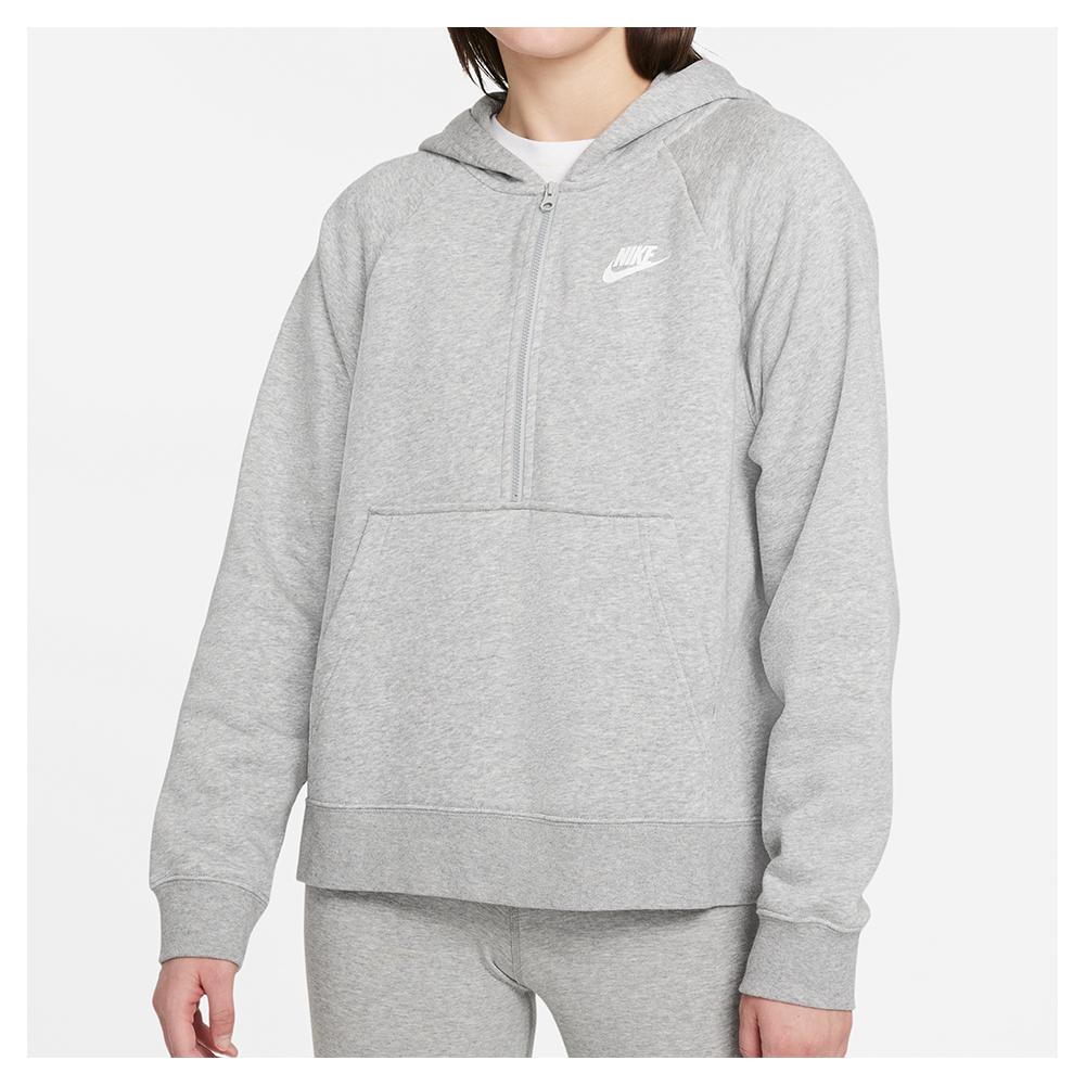 Nike Women`s Sportswear Club Essential 1/4-Zip Fleece Hoodie