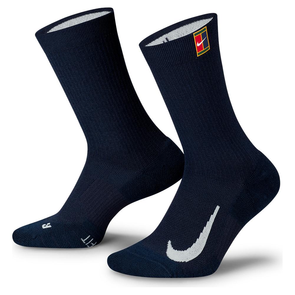 Nike Court Multiplier Cushioned Tennis Crew Socks (2 Pairs) in Multi-Color