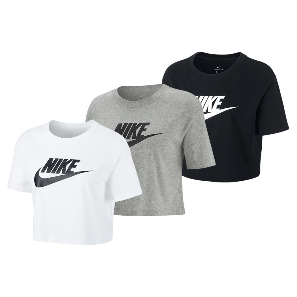 Women's Cropped Tops & T-Shirts. Nike BE