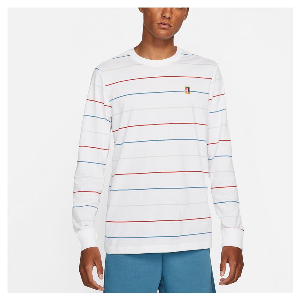 Nike Men`s Court Long-Sleeve Tennis T-Shirt