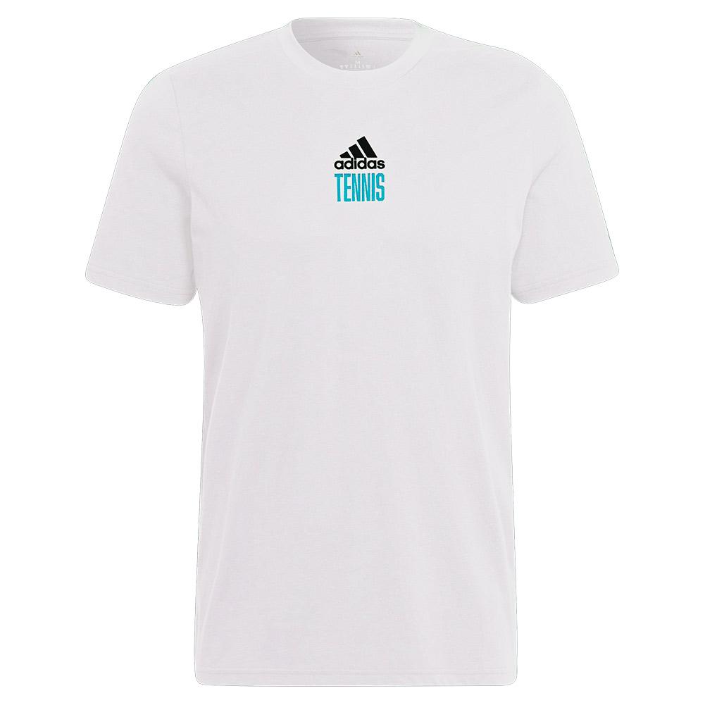 Adidas Men`s Paris Graphic Tennis T-Shirt White