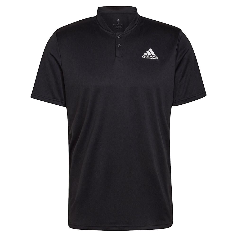 Adidas Men`s Club Tennis Polo Shirt Black and White