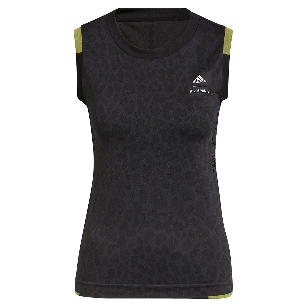 Adidas Women's Rich Mnisi Premium Primeknit Tennis Tank in Black