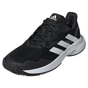 adidas Women`s CourtJam Control Tennis Shoes Core Black and Footwear White