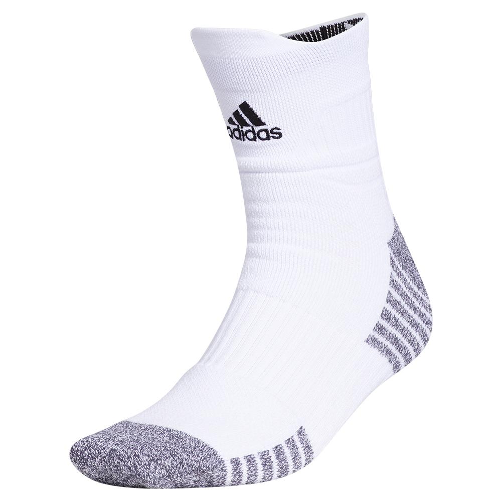 Adidas 5-Star Team Cushioned High Quarter Socks White and Black