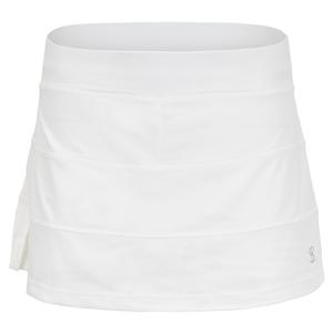 Women`s UV Colors 13 Inch Tennis Skort White