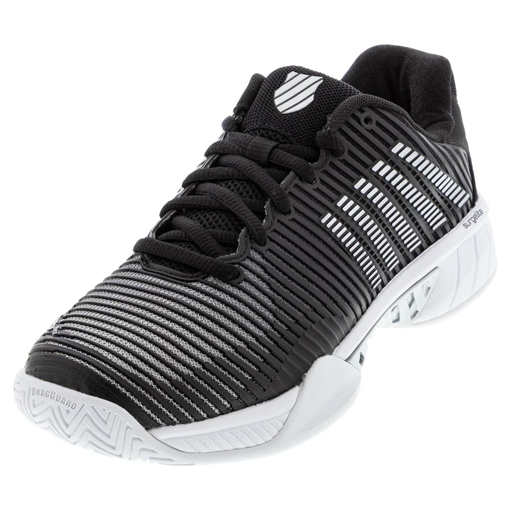 K-Swiss Women`s Hypercourt Express 2 Tennis Shoes Black and White