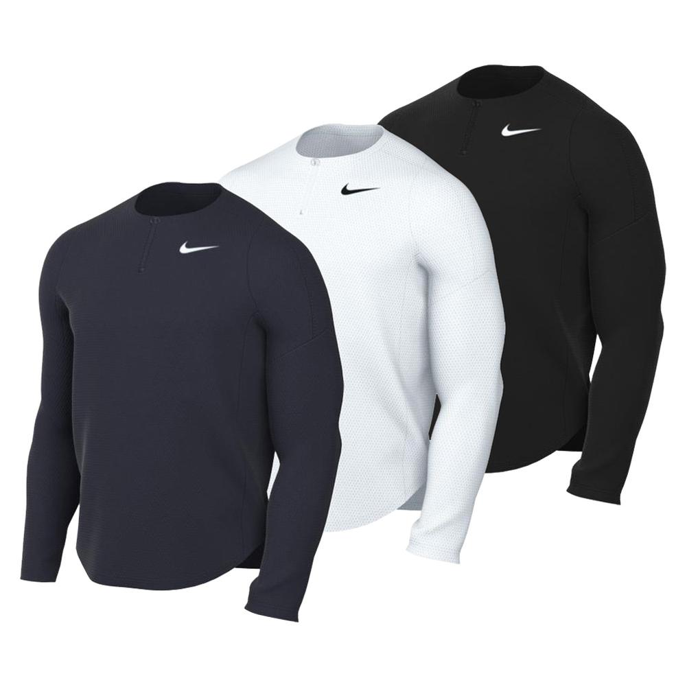 Nike Men`s Court Dri-FIT Advantage Half Zip Tennis Top