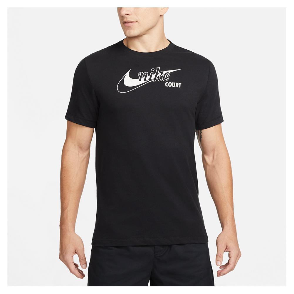 Nike Men`s Court Dri-FIT Swoosh Tennis T-Shirt