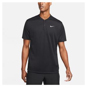 Nike Men`s Court Dri-FIT Blade Solid Tennis Polo