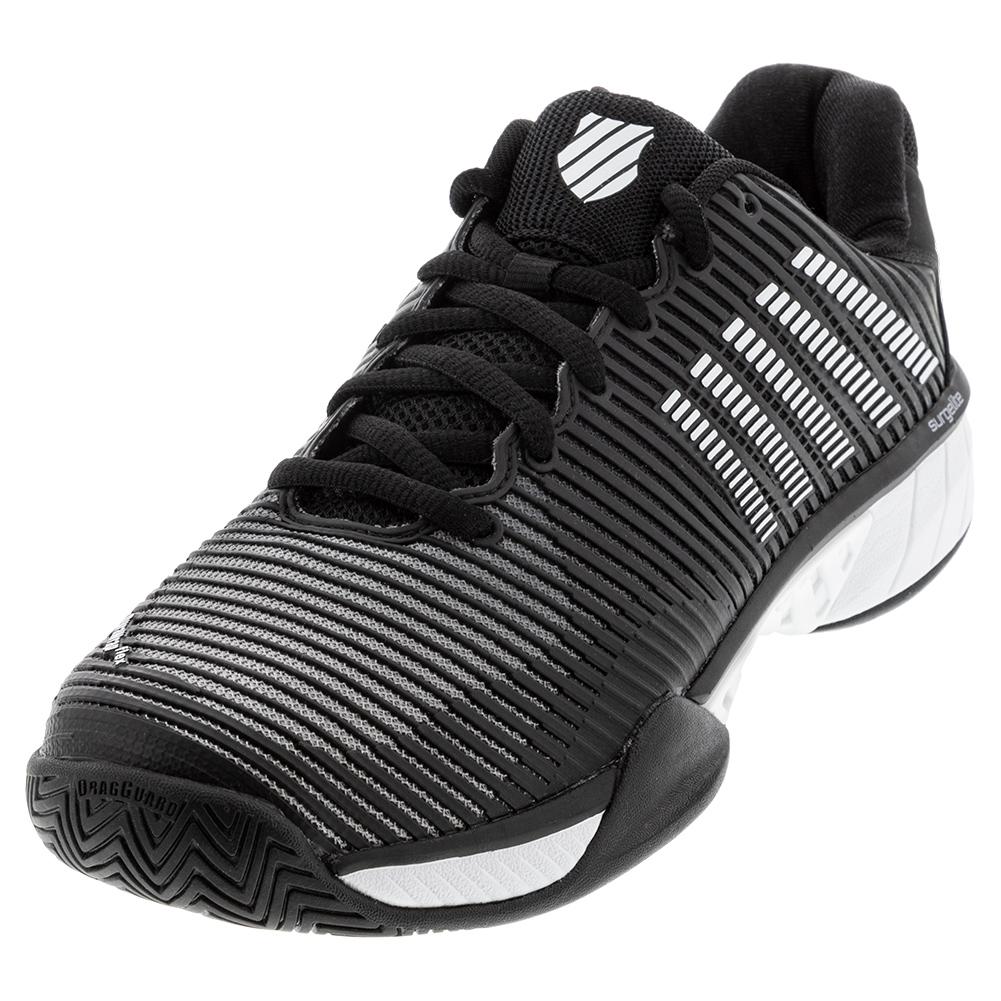 K-Swiss Men`s Hypercourt Express 2 Tennis Shoes Black and White