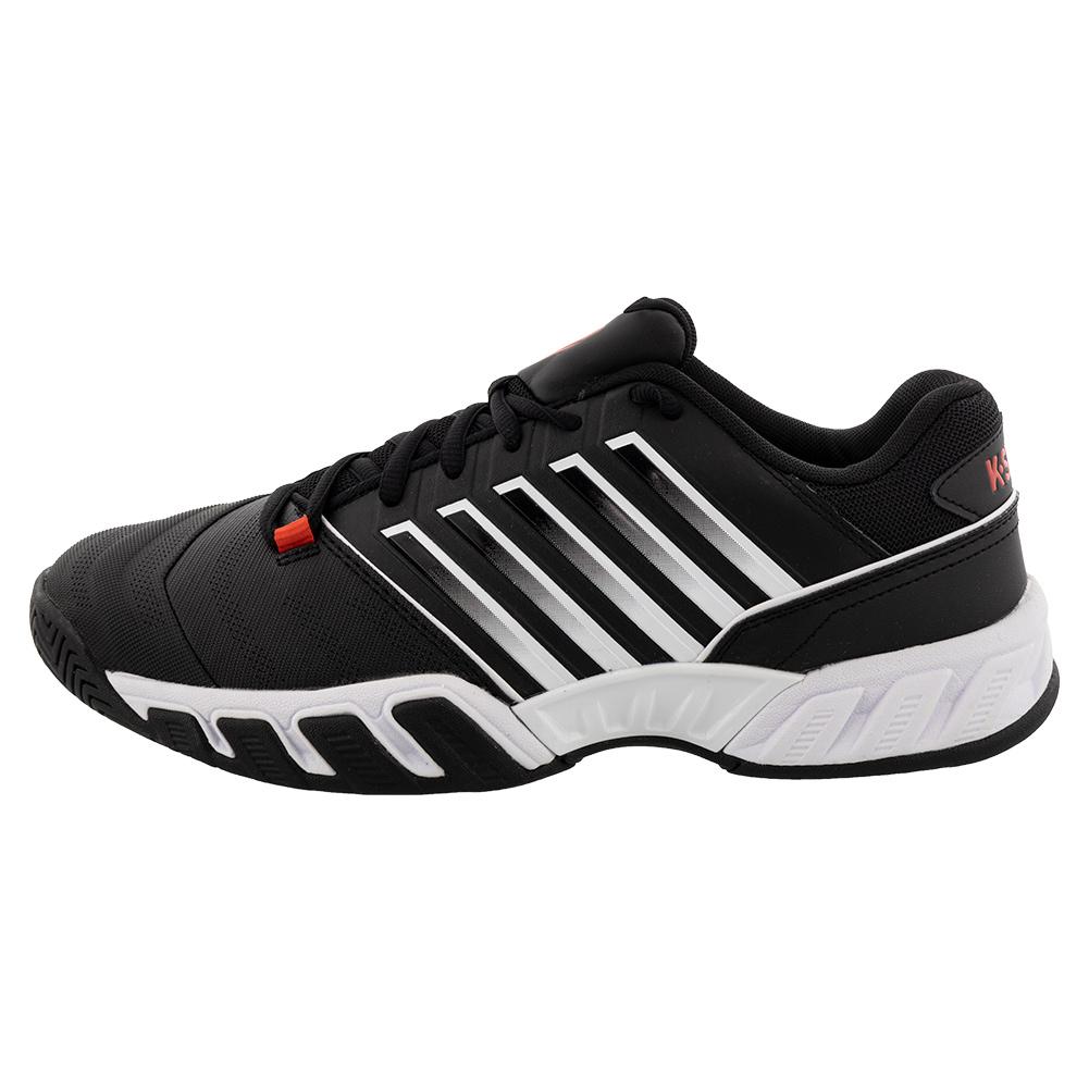K-Swiss Men`s Bigshot Light 4 Tennis Shoes Black and White
