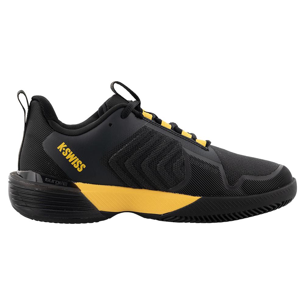 K-Swiss Men`s Ultrashot 3 HB Clay Court Tennis Shoes Moonless Night and  Amber Yellow