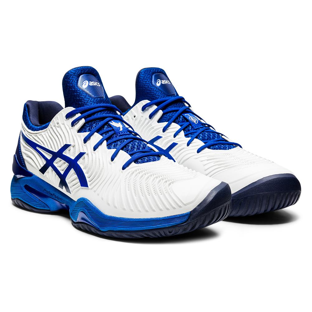 blue asics tennis shoes cheap online