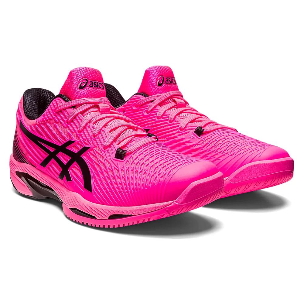 ASICS Men`s Solution Speed FF 2 Tennis Shoes Hot Pink and Black