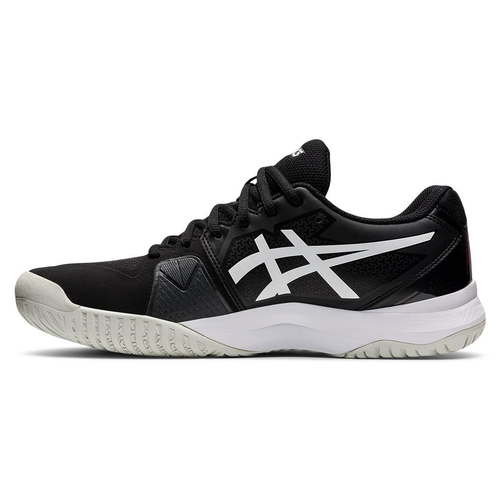 ASICS GEL-Challenger 13 Tennis Shoes Black White | Tennis Express