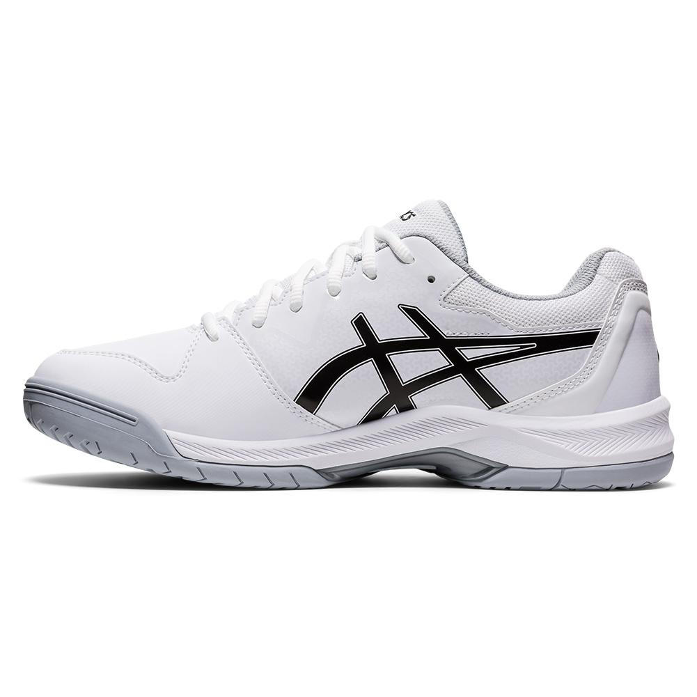 ASICS Men`s GEL-Dedicate 7 Tennis Shoes White and Black | Tennis Express