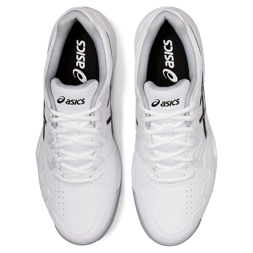 ASICS Men`s GEL-Dedicate 7 Tennis Shoes White and Black | Tennis Express