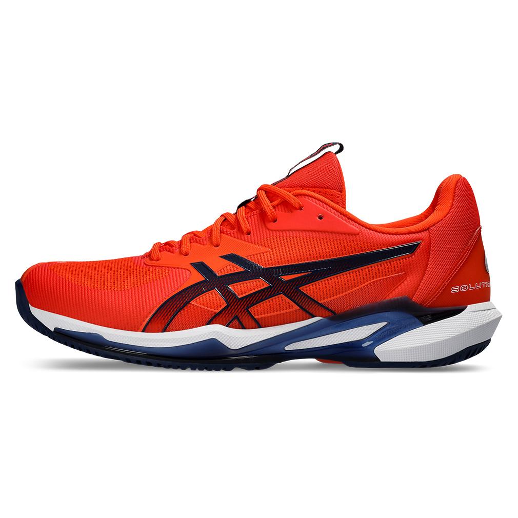 ASICS Men`s Solution Speed FF 3 Tennis Shoes Koi and Blue Expanse
