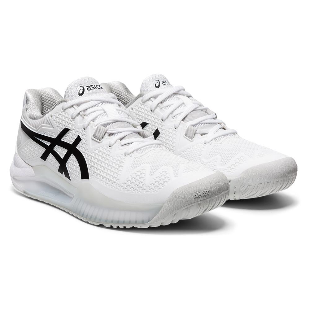 ASICS Women`s GEL-Resolution 8 Tennis Shoes White and Black | Tennis  Express | 1042A072-101