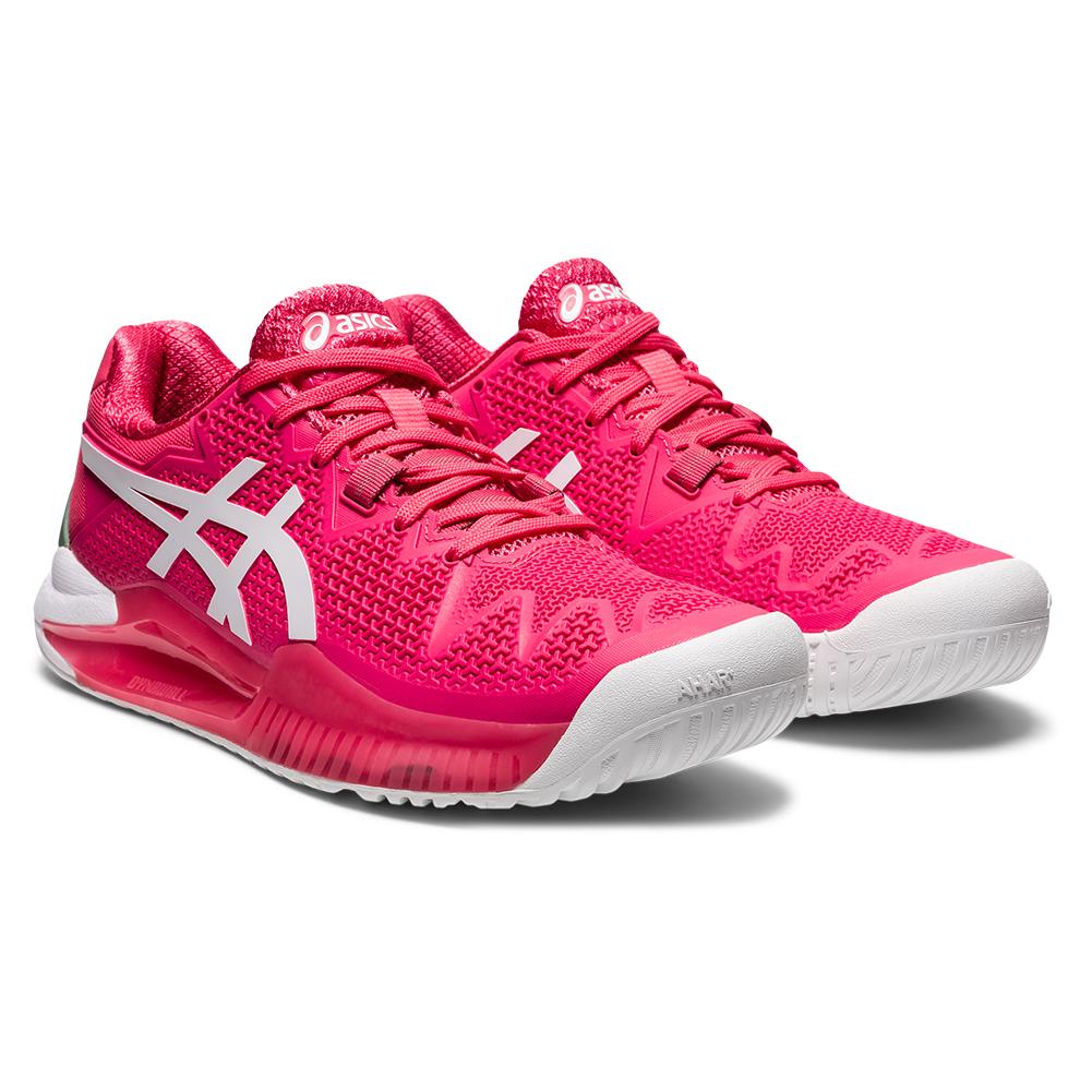 ASICS Women`s Tennis Shoes | GEL-Resolution 8 Pink Cameo & White | Tennis  Express