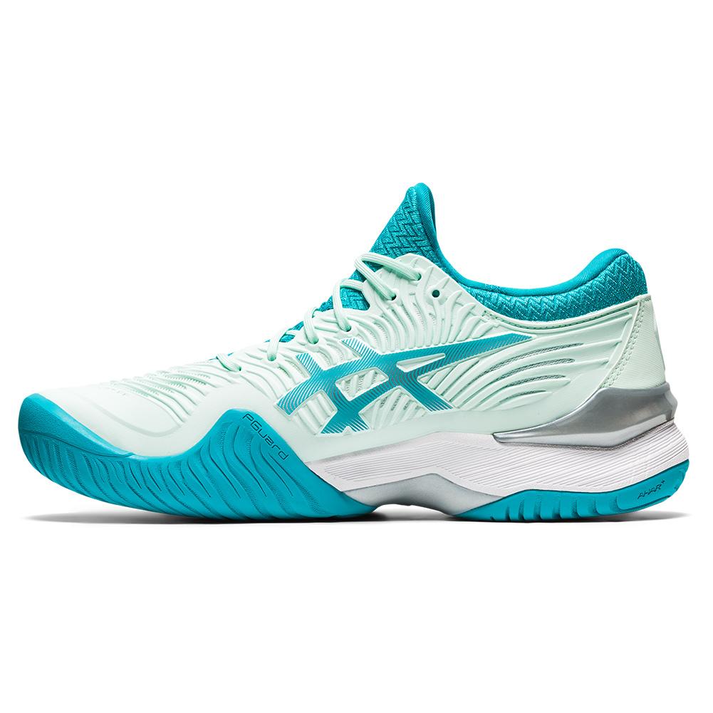 ASICS Women`s Court FF 2 Tennis Shoes Bio Mint and Lagoon | Tennis Express  | 1042A076-300