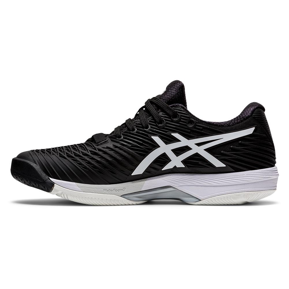 ASICS Women`s Tennis Shoes | Solution Speed FF 2 in Black & White | Tennis  Express